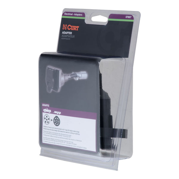 CURT Trailer Wiring Connector Adapter (MPN: 57667)