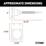 CURT Trailer Wiring Connector Adapter (MPN: 57676)