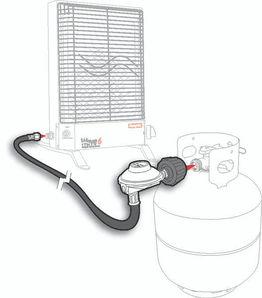 Camco Propane Regulator for Olympian Heaters (MPN: 57721)