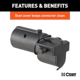 CURT Trailer Wiring Connector Adapter (MPN: 57724)