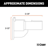 CURT Trailer Wiring Connector Adapter (MPN: 57727)