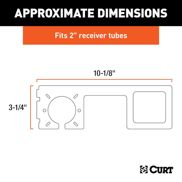 CURT Trailer Wiring Connector Mounting Bracket (MPN: 58000)