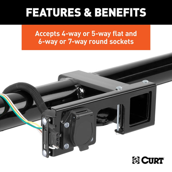 CURT Trailer Wiring Connector Mounting Bracket (MPN: 58000)