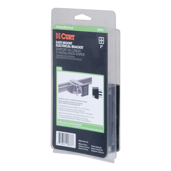 CURT Trailer Wiring Connector Mounting Bracket (MPN: 58001)
