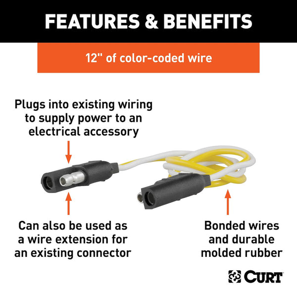 CURT Trailer Wiring Connector (MPN: 58020)