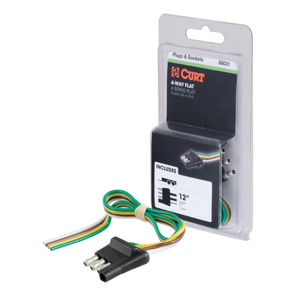 CURT Trailer Wiring Connector (MPN: 58031)
