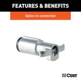CURT Trailer Wiring Connector (MPN: 58061)