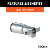 CURT Trailer Wiring Connector (MPN: 58080)