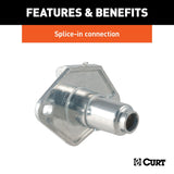CURT Trailer Wiring Connector (MPN: 58090)