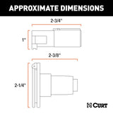CURT Trailer Wiring Connector (MPN: 58092)