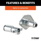 CURT Trailer Wiring Connector (MPN: 58092)