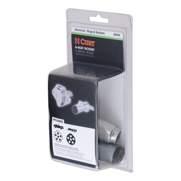 CURT Trailer Wiring Connector (MPN: 58092)