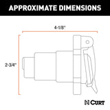 CURT Trailer Wiring Connector (MPN: 58151)