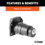 CURT Trailer Wiring Connector (MPN: 58151)