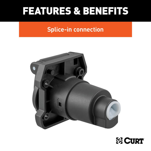 CURT Trailer Wiring Connector (MPN: 58155)