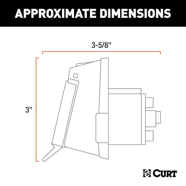 CURT Trailer Wiring Connector (MPN: 58170)
