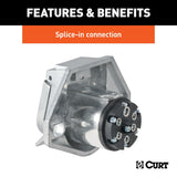 CURT Trailer Wiring Connector (MPN: 58170)