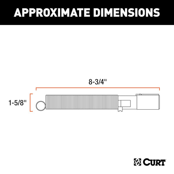 CURT 7-Way Round Trailer Wiring Connector (MPN: 58180)