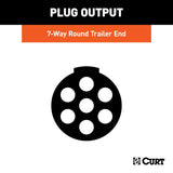 CURT 7-Way Round Trailer Wiring Connector (MPN: 58180)