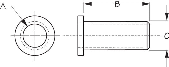 Sea Dog Oarlock Bushing (MPN: 582059-1)
