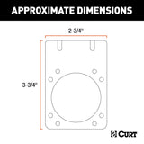 CURT Trailer Wiring Connector Mounting Bracket (MPN: 58291)