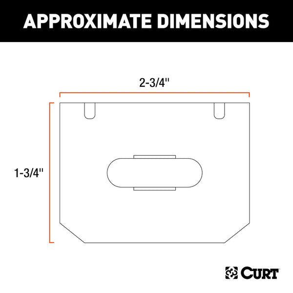 CURT Trailer Wiring Connector Mounting Bracket (MPN: 58301)