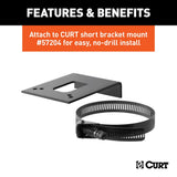 CURT Trailer Wiring Connector Mounting Bracket (MPN: 58301)
