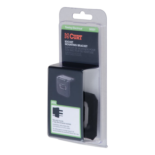 CURT Trailer Wiring Connector Mounting Bracket (MPN: 58301)