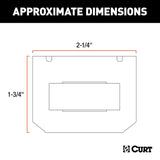 CURT Trailer Wiring Connector Mounting Bracket (MPN: 58303)