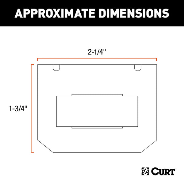 CURT Trailer Wiring Connector Mounting Bracket (MPN: 58303)