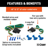 CURT Trailer Wiring Connector Kit (MPN: 58305)