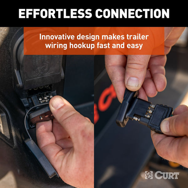 CURT 4-Way Flat Magnetic Connector Adapter (MPN: 58306)
