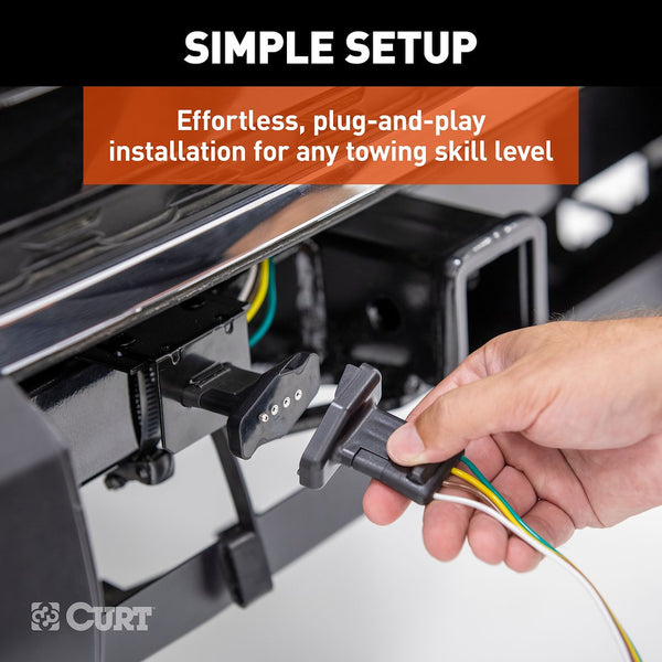 CURT 4-Way Flat Magnetic Connector Adapter (MPN: 58306)