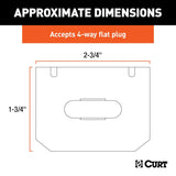 CURT Trailer Wiring Connector (MPN: 58345)