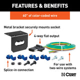 CURT Trailer Wiring Connector (MPN: 58345)