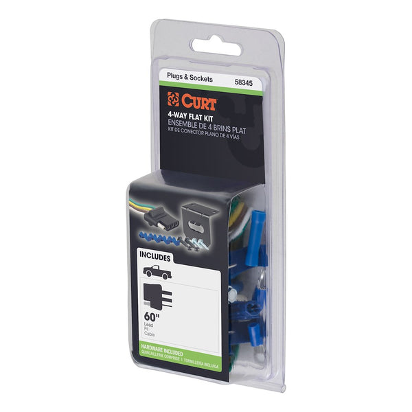 CURT Trailer Wiring Connector (MPN: 58345)