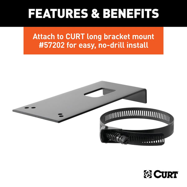 CURT Trailer Wiring Connector Mounting Bracket (MPN: 58510)
