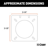 CURT Trailer Wiring Connector Mounting Bracket (MPN: 58520)