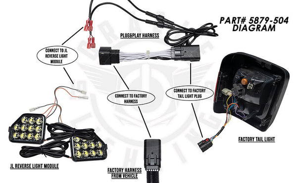 Oracle Lighting Tail Light Wiring Harness (MPN: 5879-504)