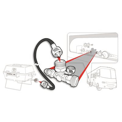 Camco Propane Supply Splitter (MPN: 59103)