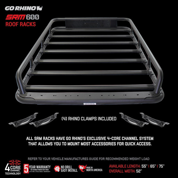 Go Rhino Roof Basket (MPN: 5936055T)