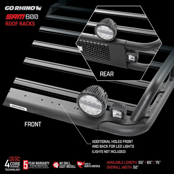 Go Rhino Roof Basket (MPN: 5936055T)