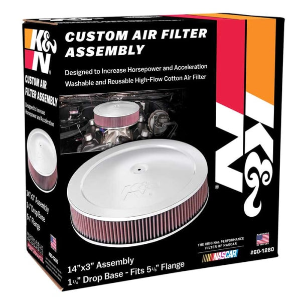 K&N Custom Air Cleaner Assembly (MPN: 60-1280)