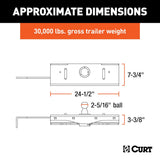 CURT Gooseneck Trailer Hitch Head (MPN: 60611)
