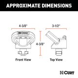 CURT Trailer Safety Chain Anchor (MPN: 60617)