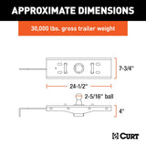 CURT Gooseneck Trailer Hitch Head (MPN: 60619)