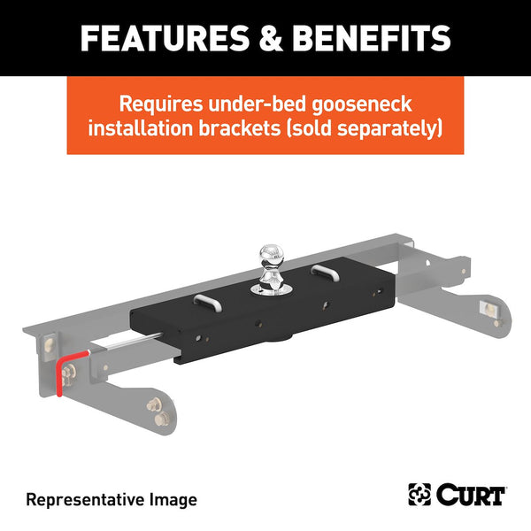 CURT Gooseneck Trailer Hitch Head (MPN: 60619)