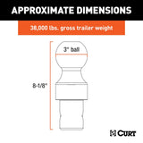 CURT Gooseneck Trailer Hitch Ball (MPN: 60634)