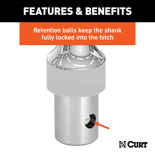 CURT Gooseneck Trailer Hitch Ball (MPN: 60634)