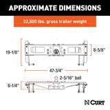 CURT Gooseneck Trailer Hitch (MPN: 60642)